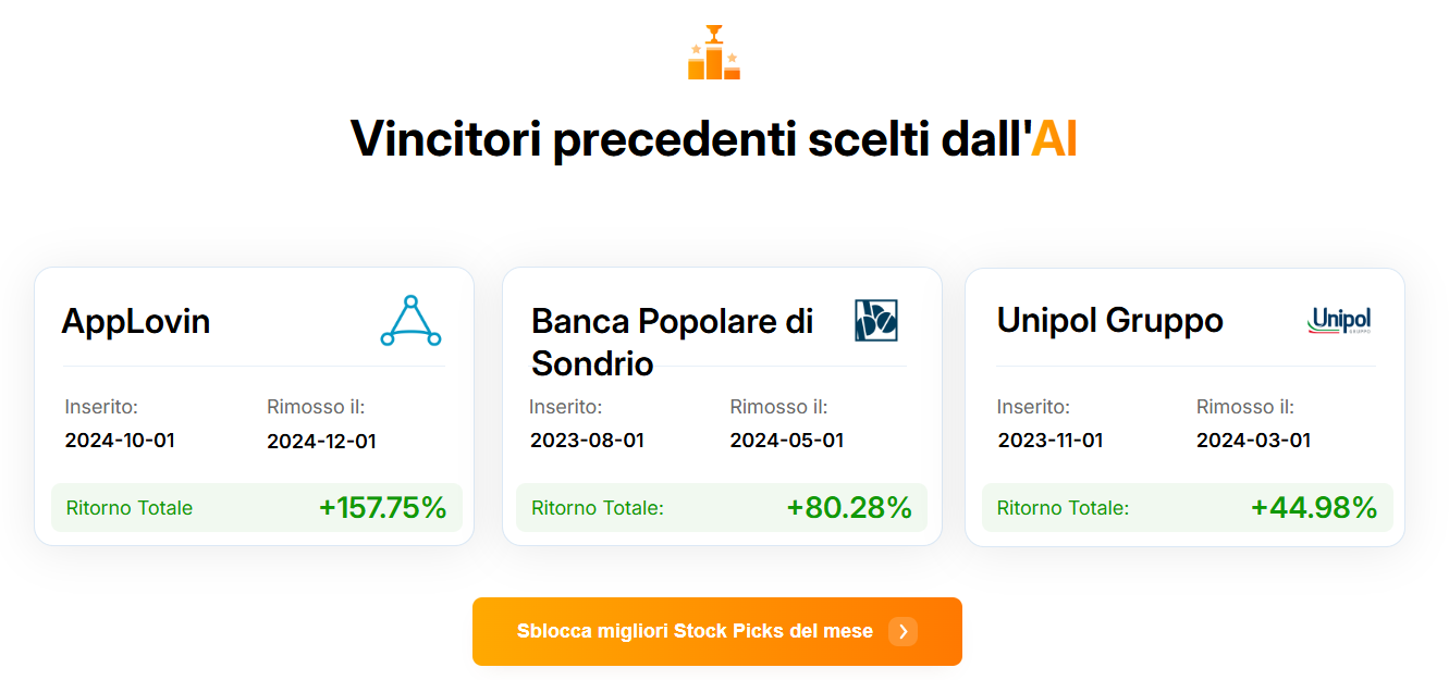 Scopri i vincitori di OGGI