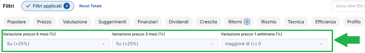 percentuale personalizzata