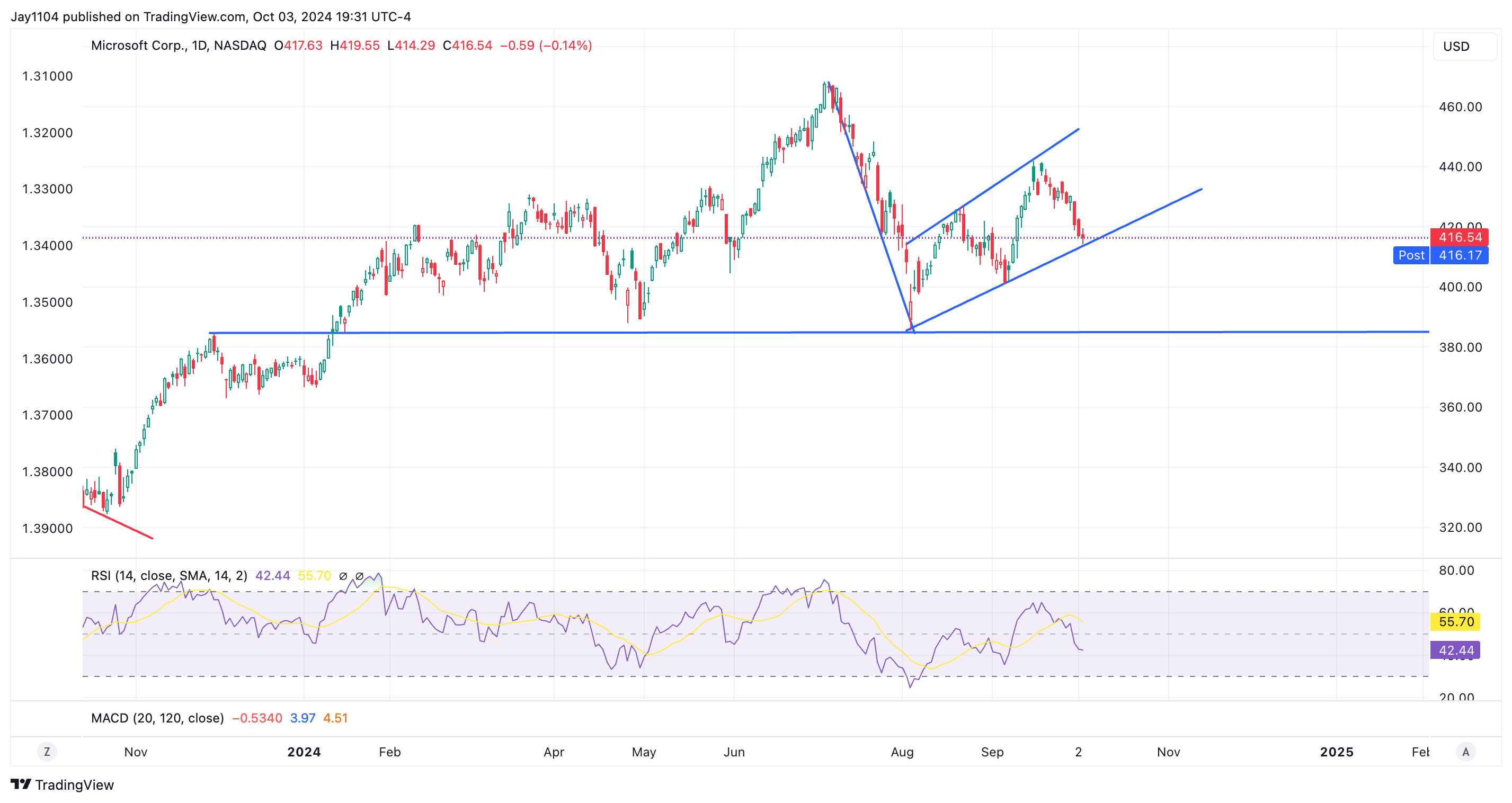 MSFT-Daily Chart