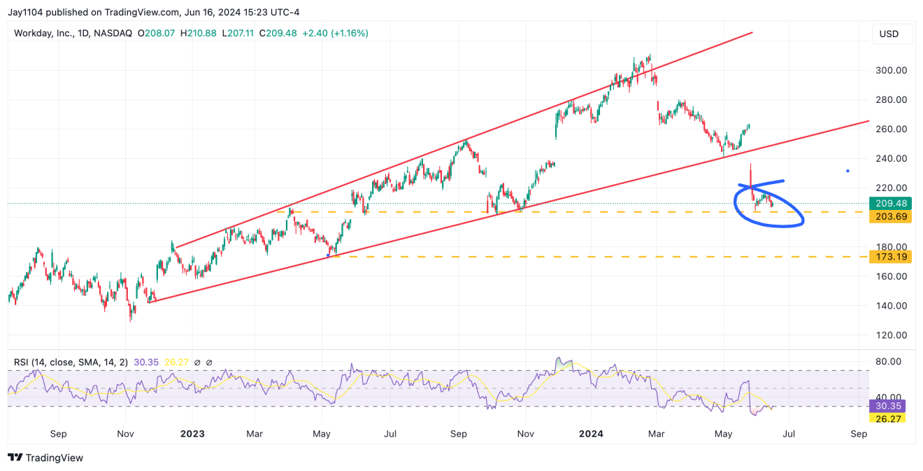 Workday Inc-Daily Chart