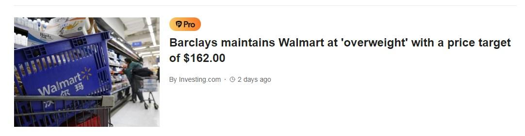 Walmart Pro News