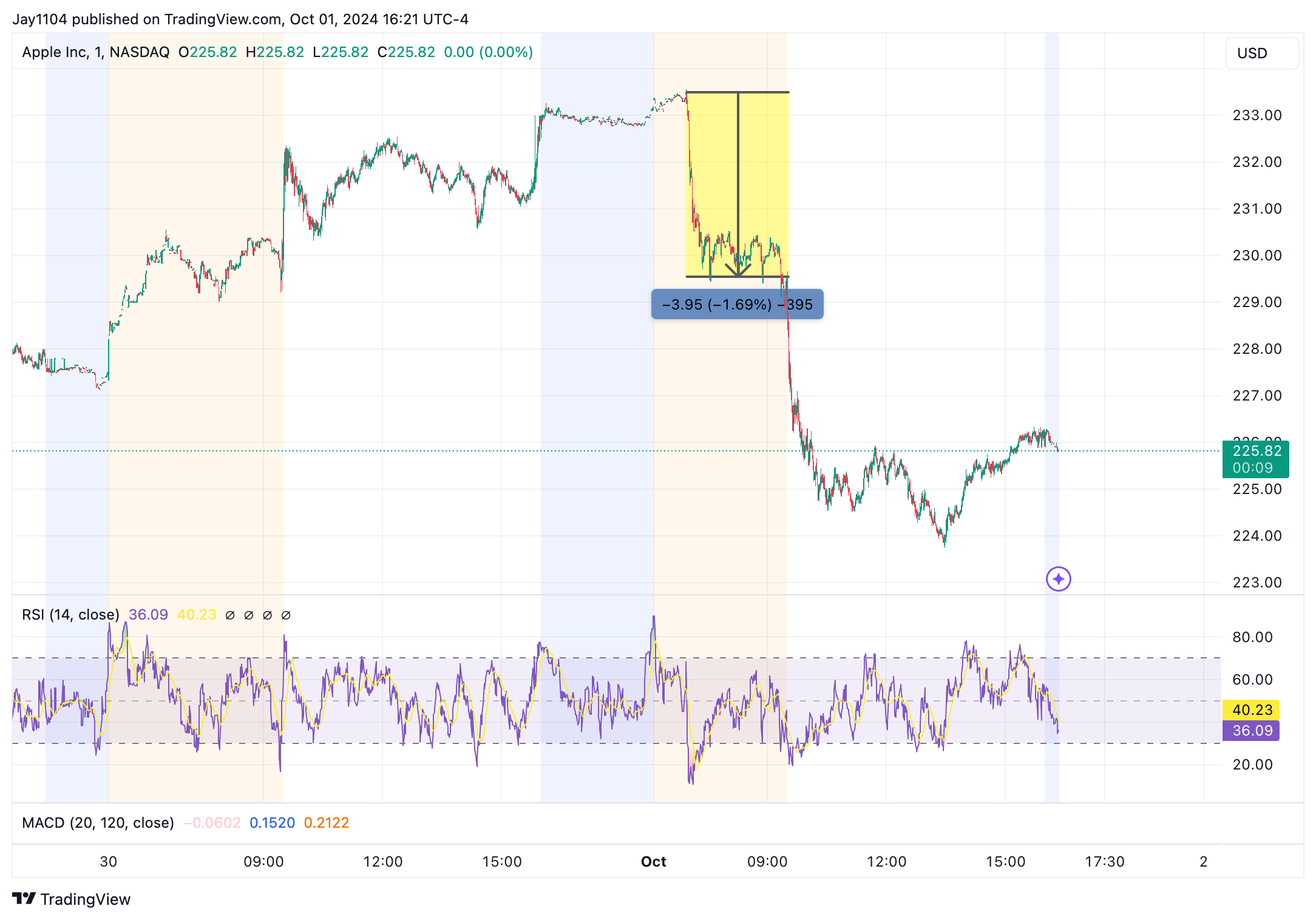 Apple Inc-Price Chart